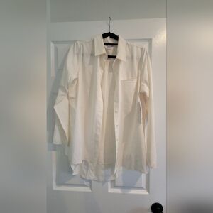 Athleta Cream Urbanite Textured Top